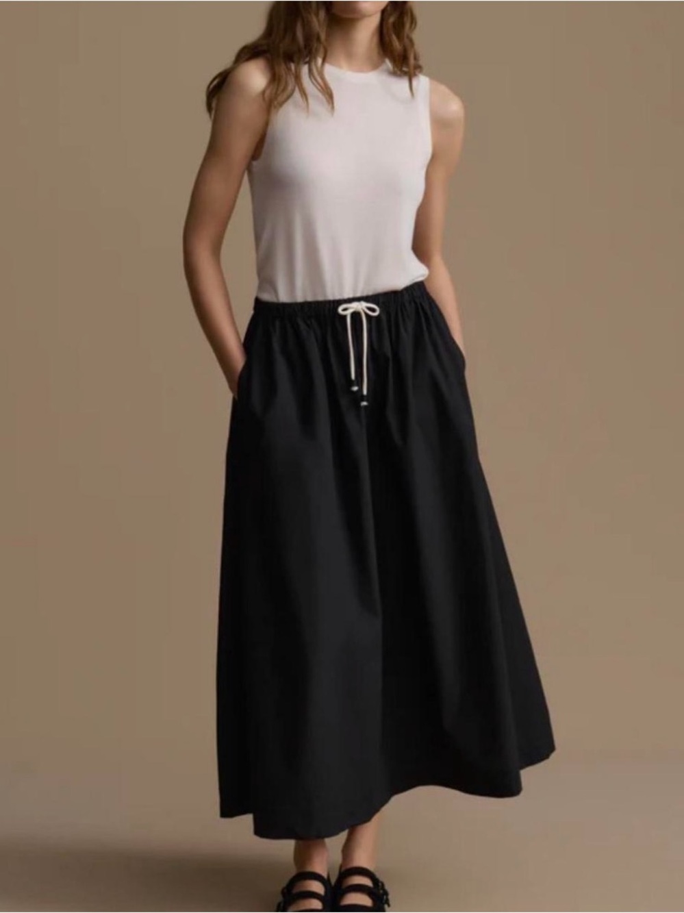 Jenni Kayne Black Hastings Maxi Skirt